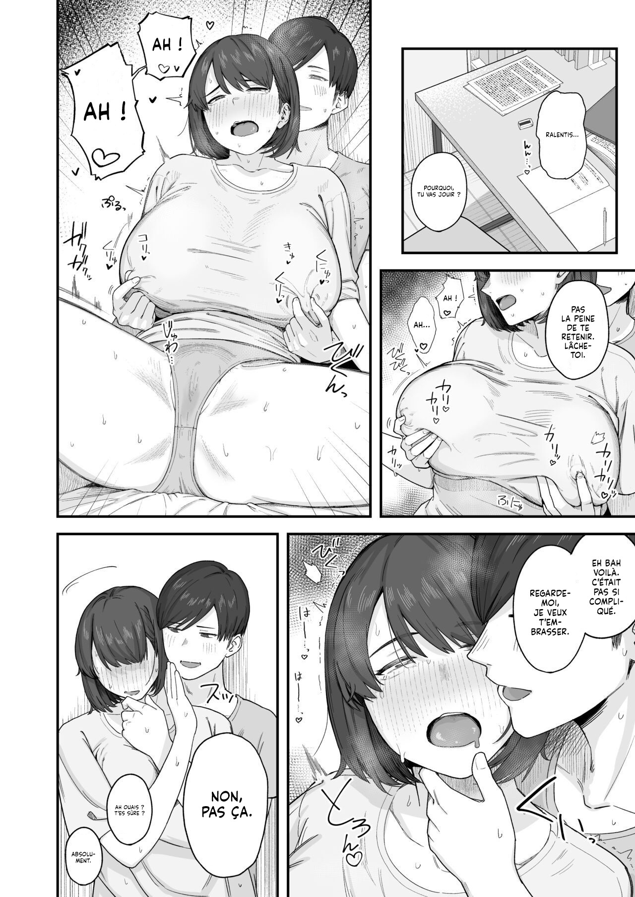 Benkyou ni Shuuchuu shitai Muttsuri na Ane wa, Karada no Aishou Bacchiri na Otouto no Sasoi o Kotowarenai  Une grande S?ur qui narrive pas a reviser et a resister a lattrait de son Frere. numero d'image 8