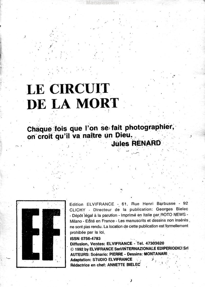 Elvifrance - Histoires noires - 143 - Le circuit de la mort numero d'image 2