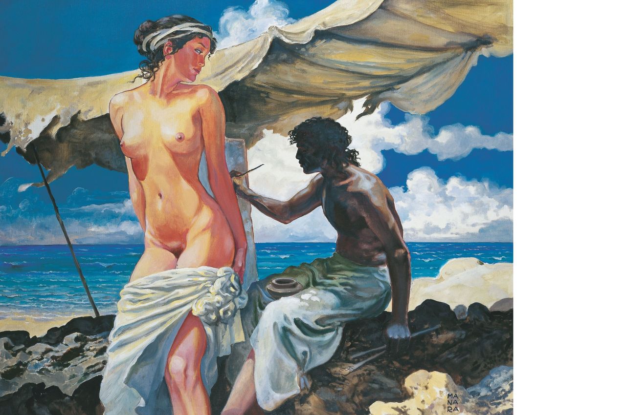 Manara - Peintre et modèle numero d'image 11