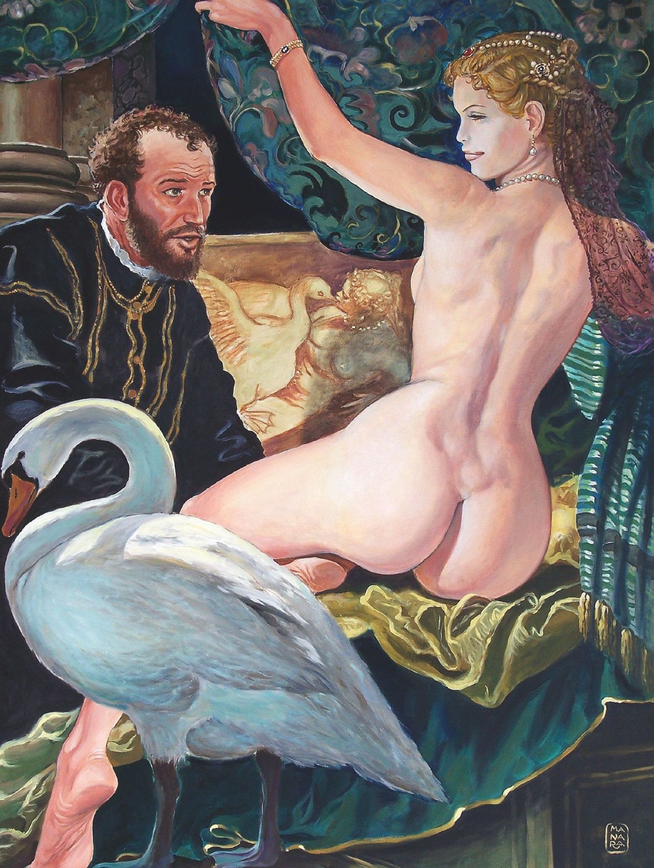 Manara - Peintre et modèle numero d'image 29