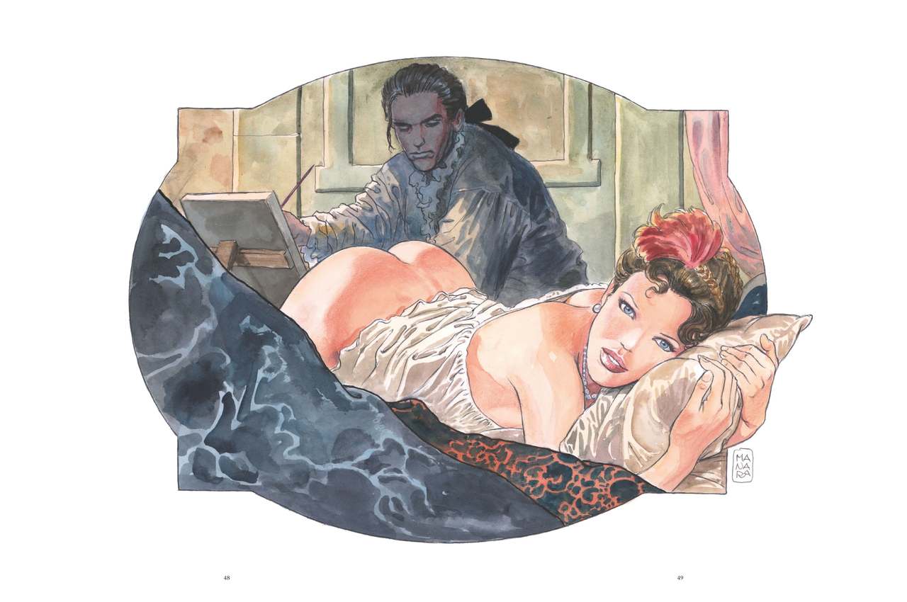 Manara - Peintre et modèle numero d'image 41