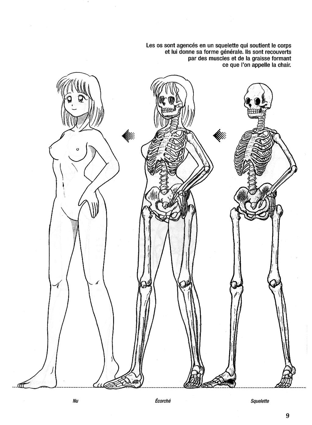 Le dessin du Manga 04 - Personnages feminin, Attitudes, Expressions numero d'image 9
