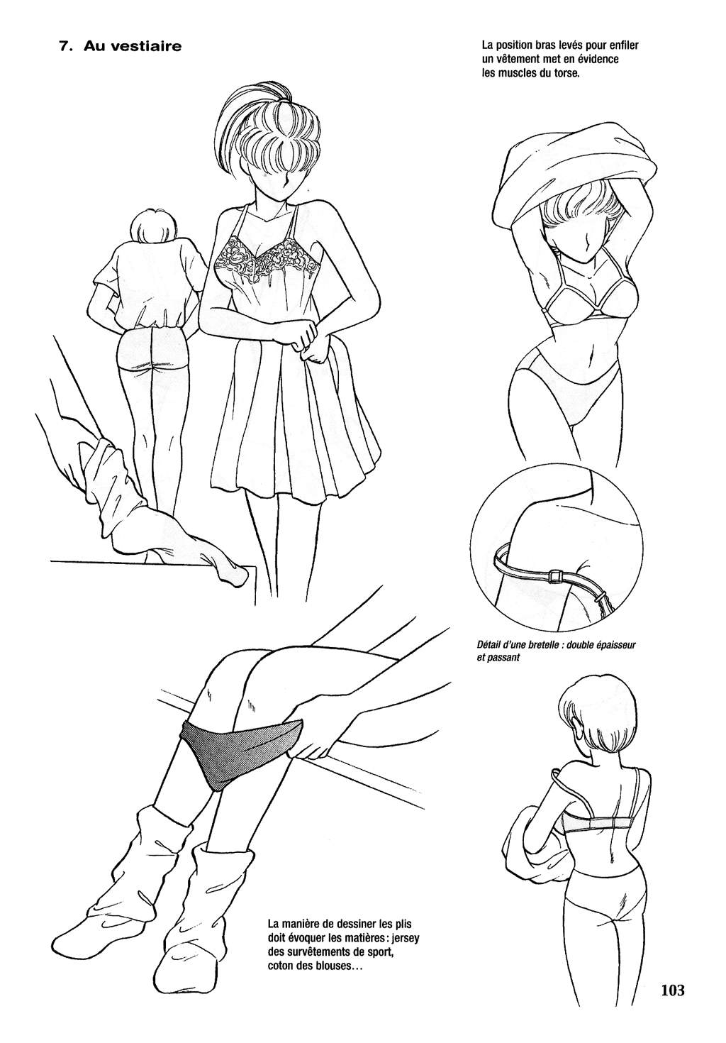 Le dessin du Manga 04 - Personnages feminin, Attitudes, Expressions numero d'image 103