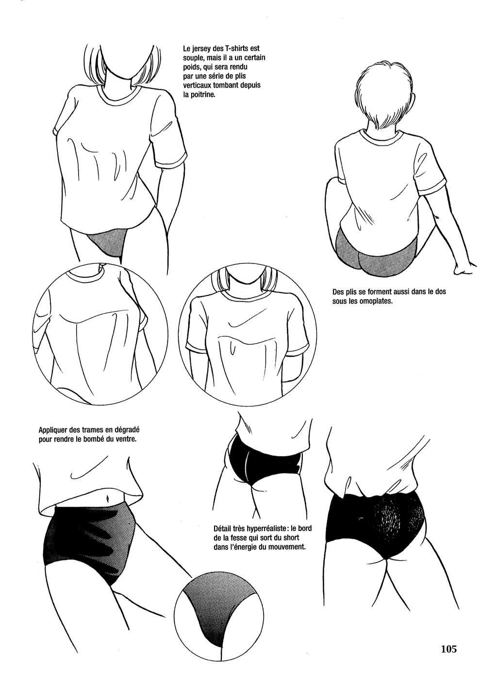 Le dessin du Manga 04 - Personnages feminin, Attitudes, Expressions numero d'image 105