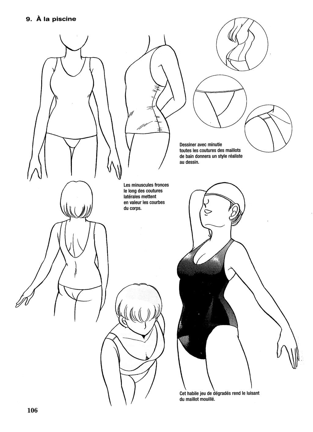 Le dessin du Manga 04 - Personnages feminin, Attitudes, Expressions numero d'image 106