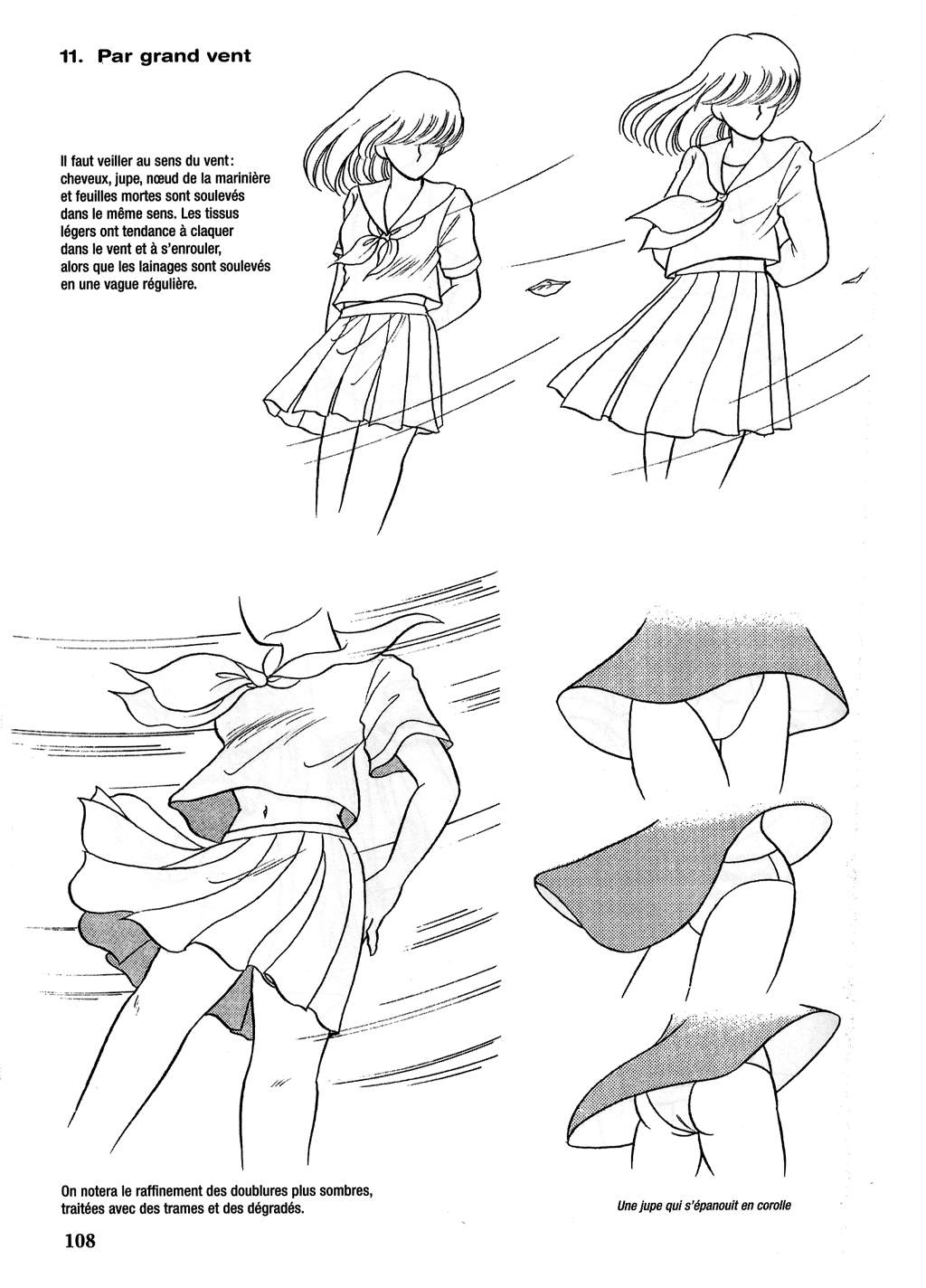 Le dessin du Manga 04 - Personnages feminin, Attitudes, Expressions numero d'image 108