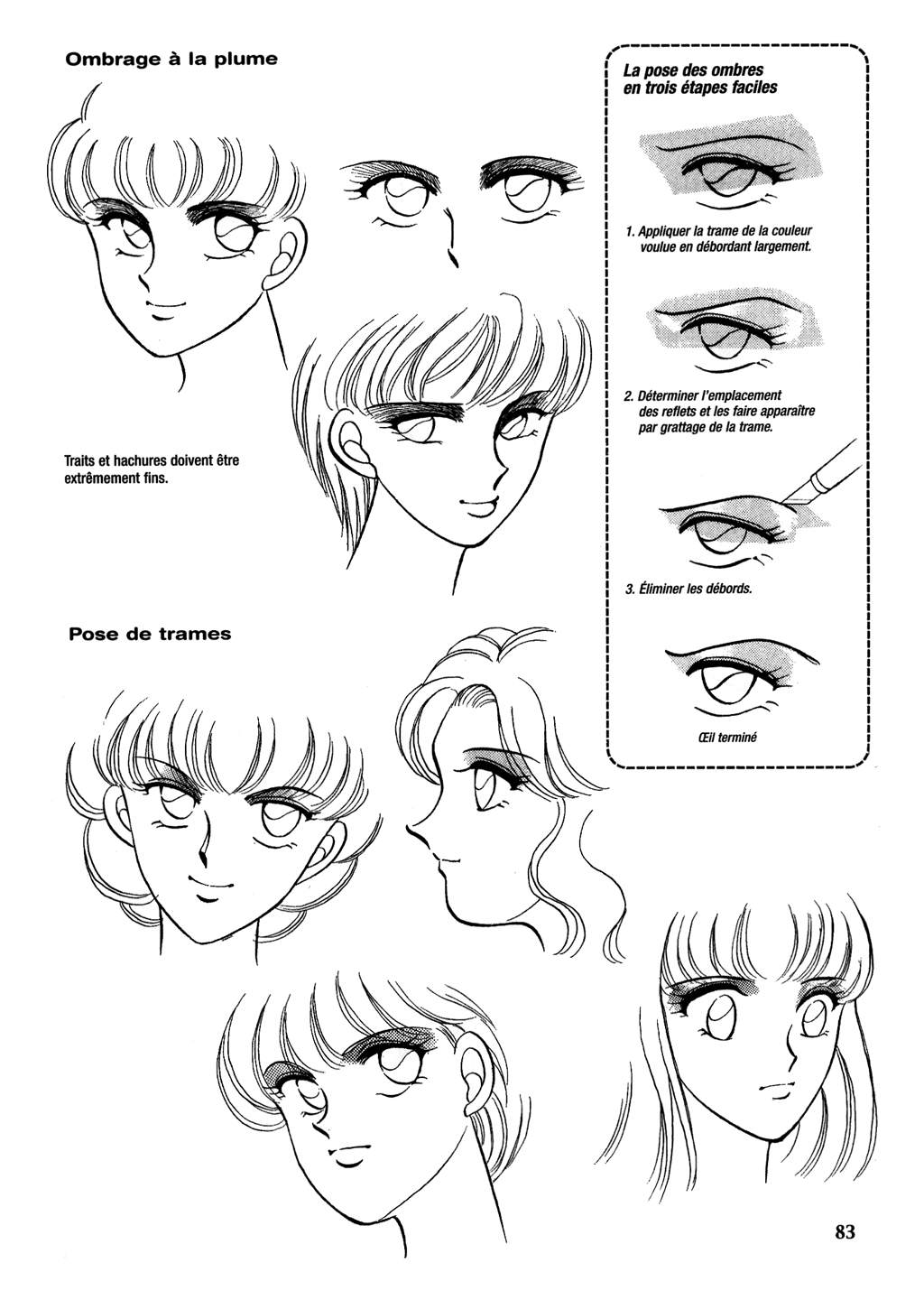 Le dessin du Manga 04 - Personnages feminin, Attitudes, Expressions numero d'image 83