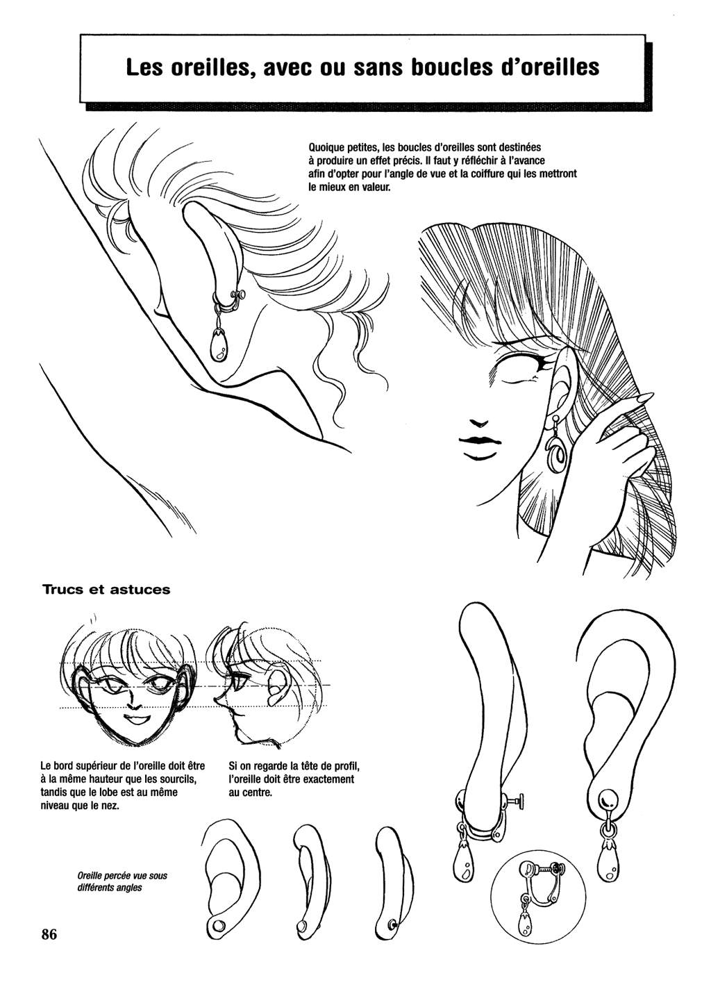 Le dessin du Manga 04 - Personnages feminin, Attitudes, Expressions numero d'image 86