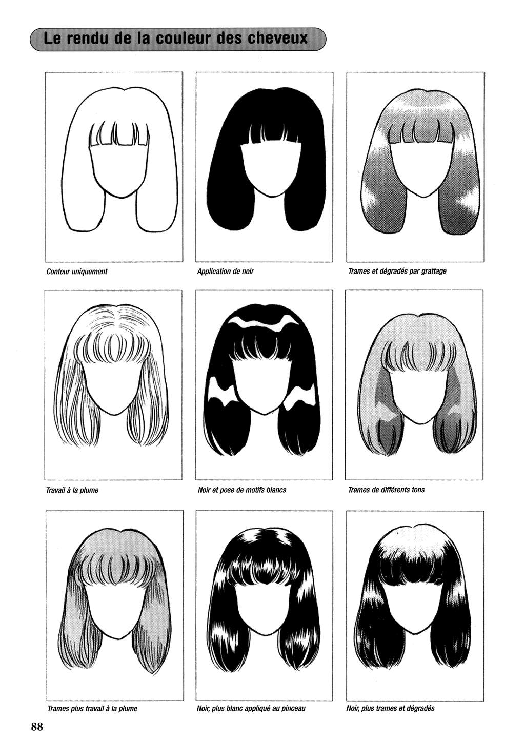 Le dessin du Manga 04 - Personnages feminin, Attitudes, Expressions numero d'image 88