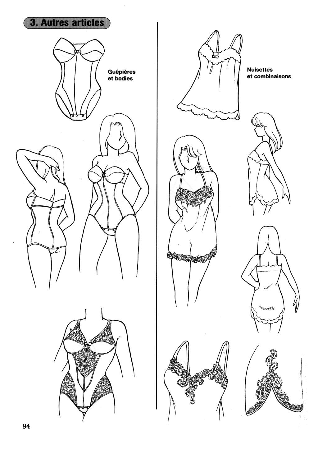 Le dessin du Manga 04 - Personnages feminin, Attitudes, Expressions numero d'image 94