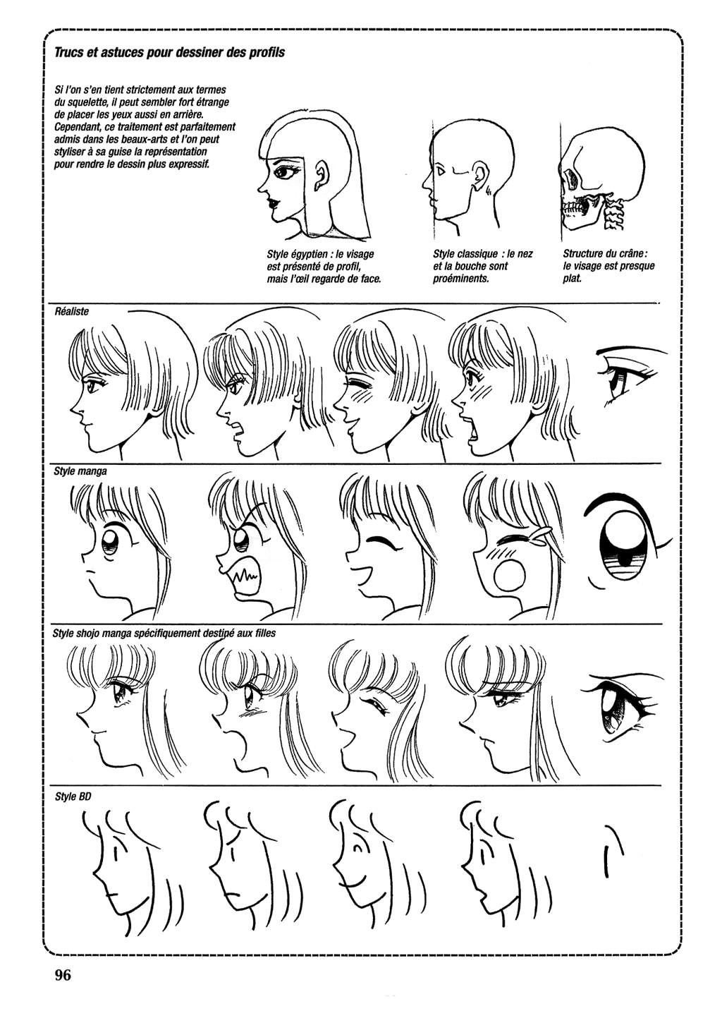 Le dessin du Manga 04 - Personnages feminin, Attitudes, Expressions numero d'image 96