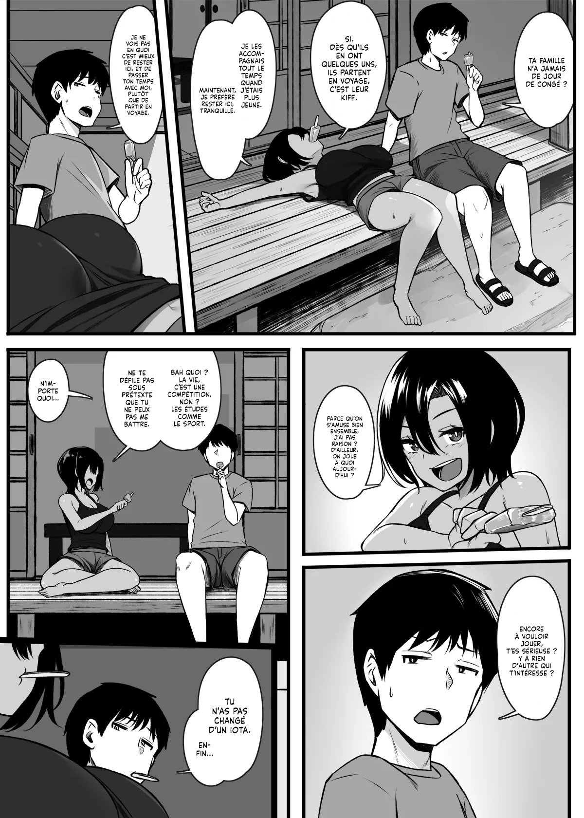 Makezu Girai na Osananajimi to H Shoubu suru Hanashi  Une Histoire sur une Amie dEnfance Competitive et un jeu Sexuel numero d'image 2