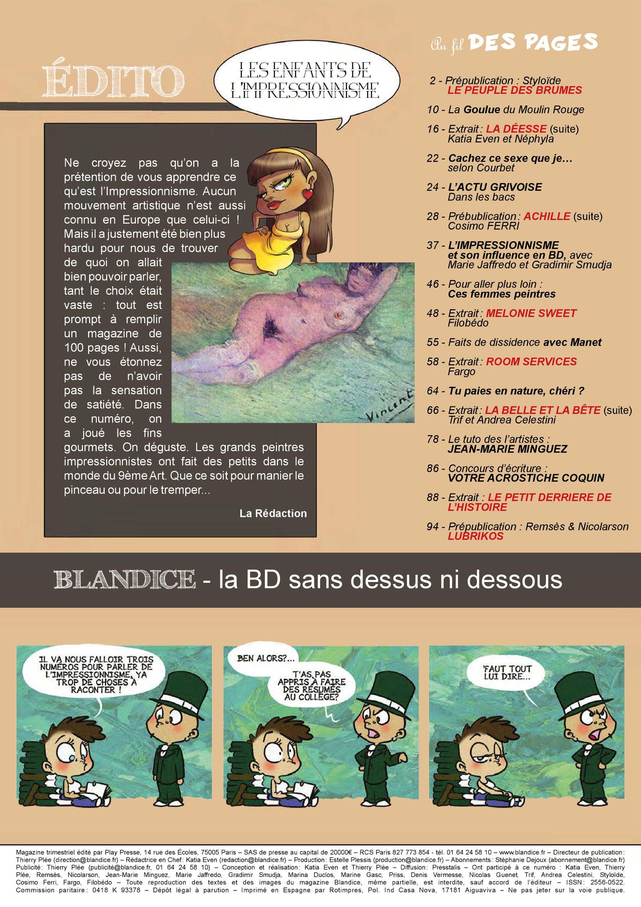 Blandice - 06 - Limpressionnisme dans la bd numero d'image 2