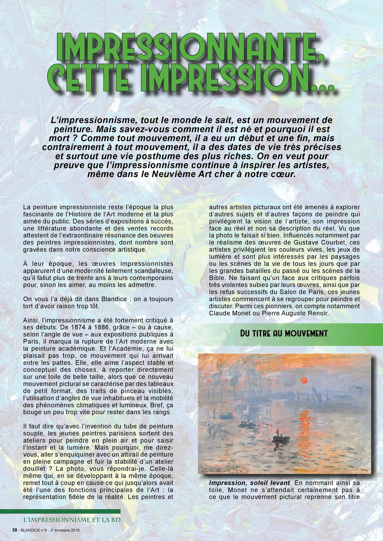 Blandice - 06 - Limpressionnisme dans la bd numero d'image 39