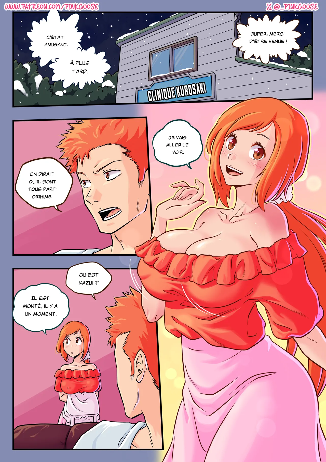 Orihime X Ichigo Comic  - french numero d'image 1