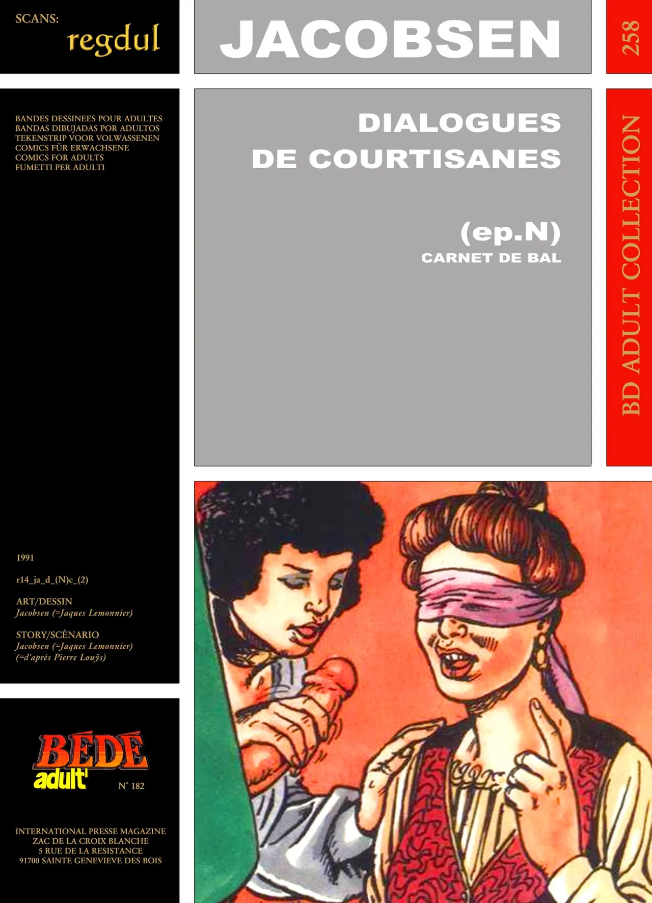 Jacobsen  & Pierre Louys - Dialogues de Courtisanes : Carnet de bal