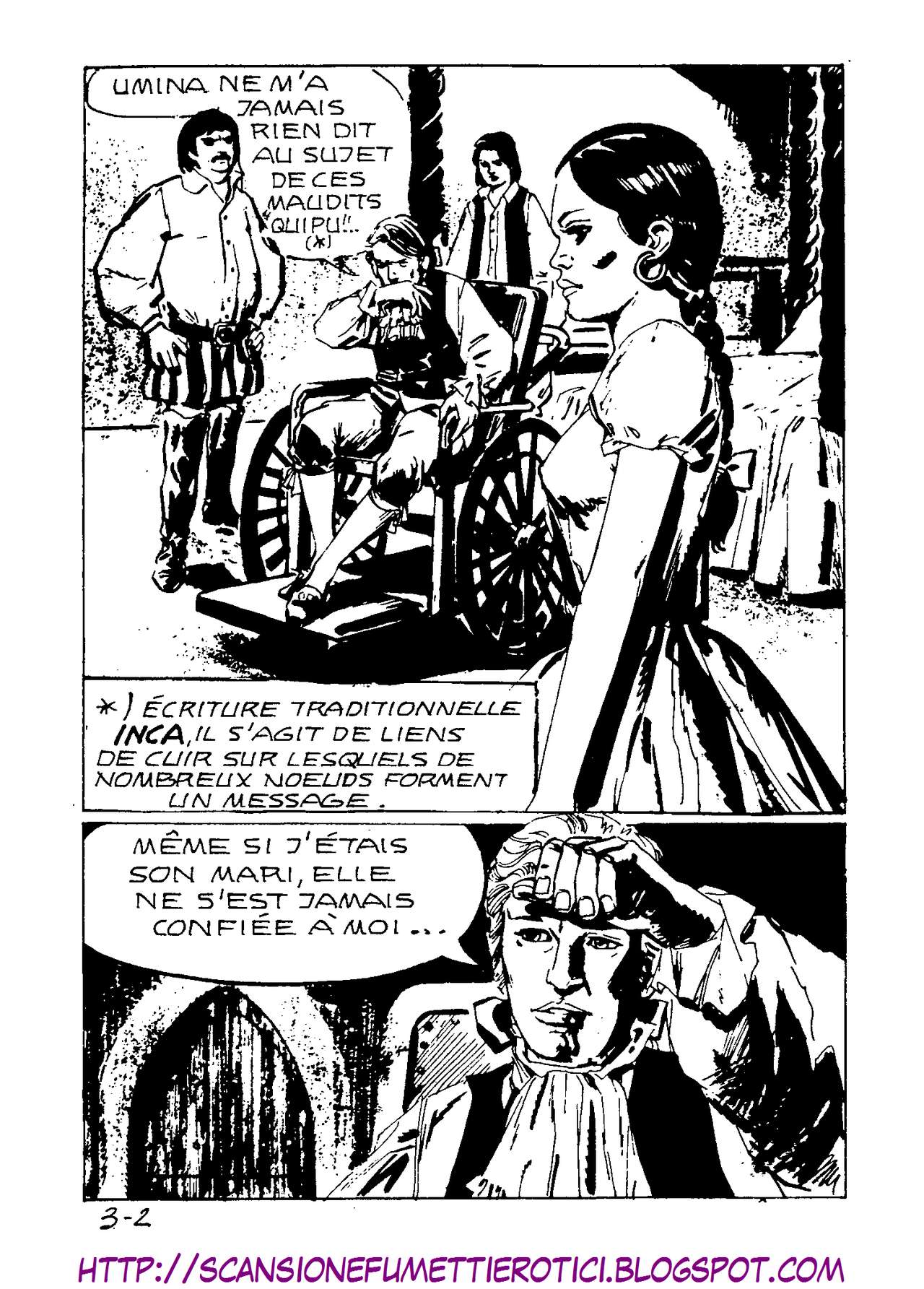 Incube N. 03  Le Secret Des Incas - French Adult Comics Vintage numero d'image 3