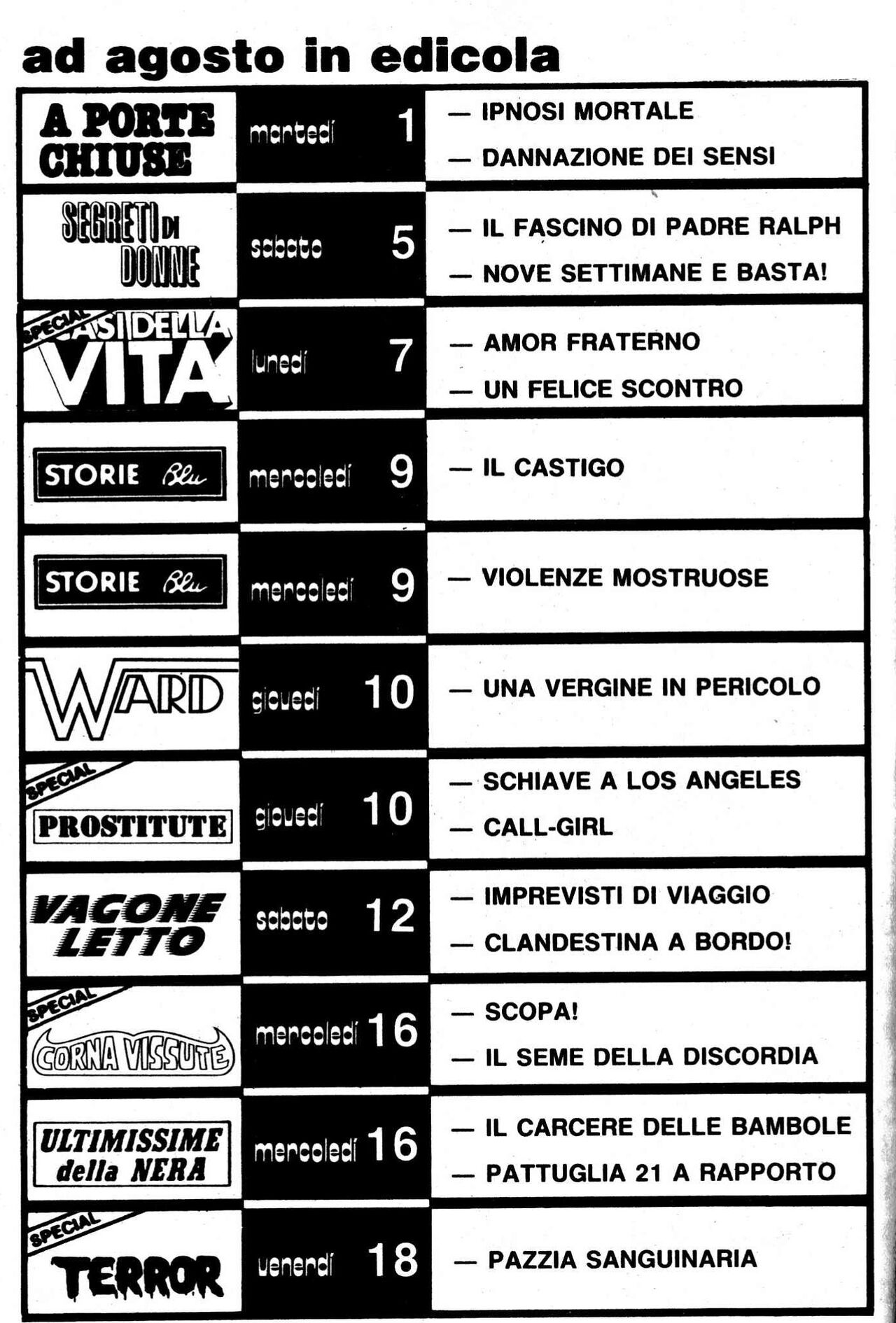 Ultimissime Proibite 004  - Des  pour Mimosa numero d'image 223