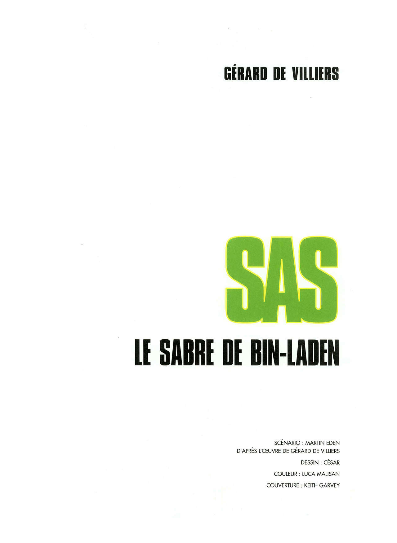 S.A.S. - T02 - Le Sabre de Bin-Laden numero d'image 2