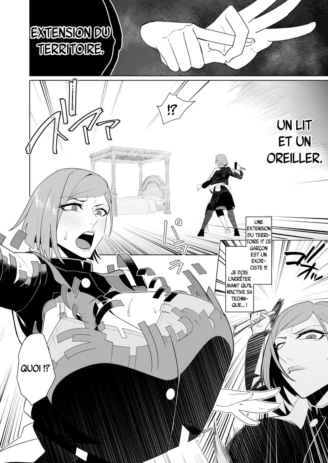 Itte wa Ikenai Ryouiki ni Torawareta Jujutsushi  Lexorciste piege dans un territoire ou jouir est interdit numero d'image 2