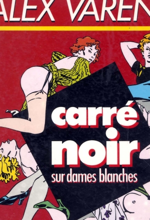 Carré noir sur dames blanches