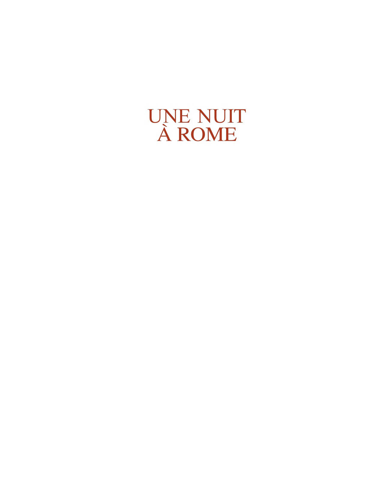 Une nuit à Rome - Tome 2 numero d'image 1