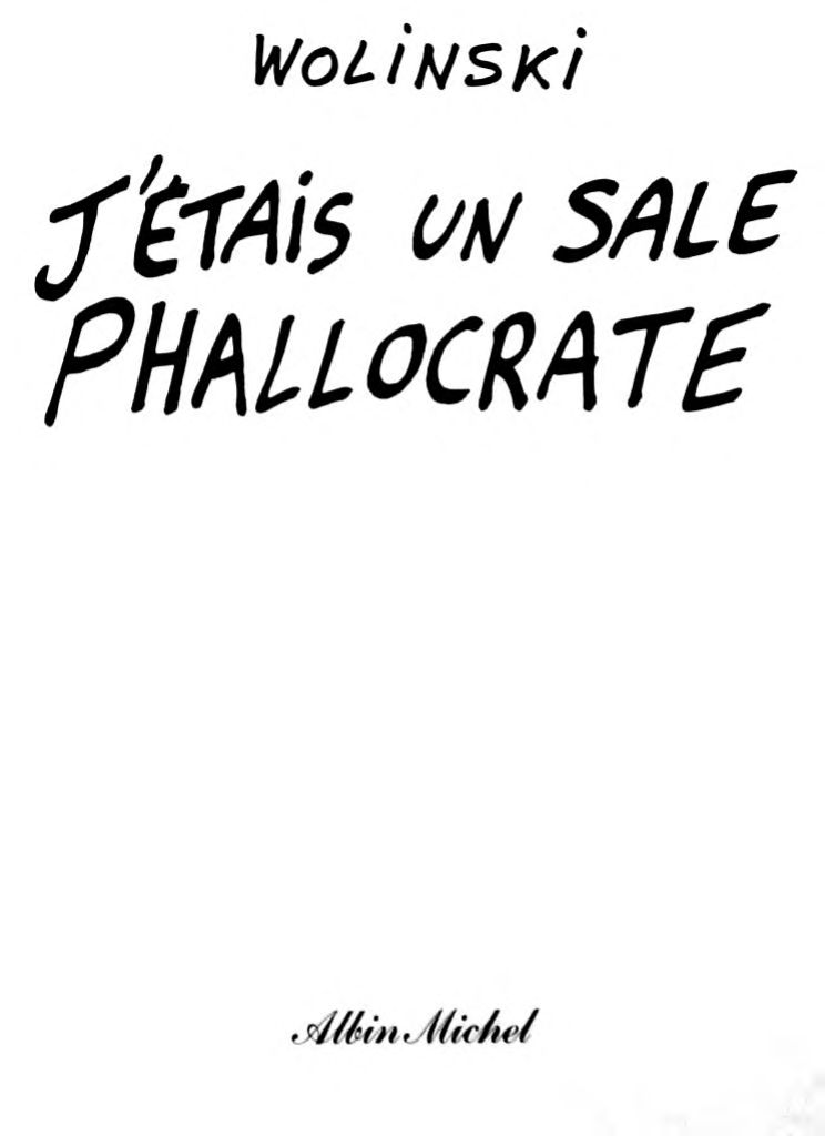 Jétais un sale phallocrate numero d'image 3