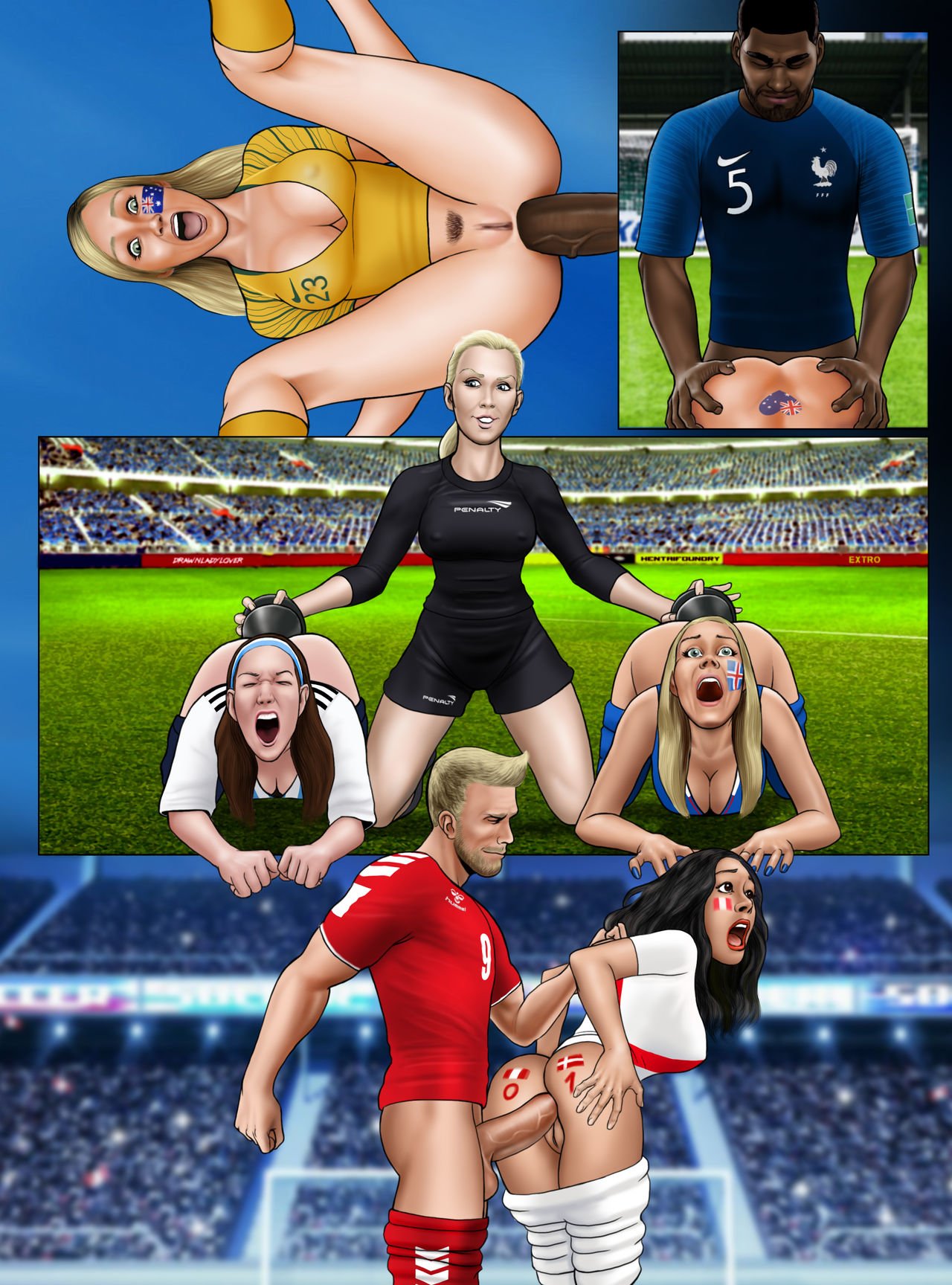 FIFA World Cup Russia 2018 - Soccer Hentai - Womens World Cup France 2019 numero d'image 16