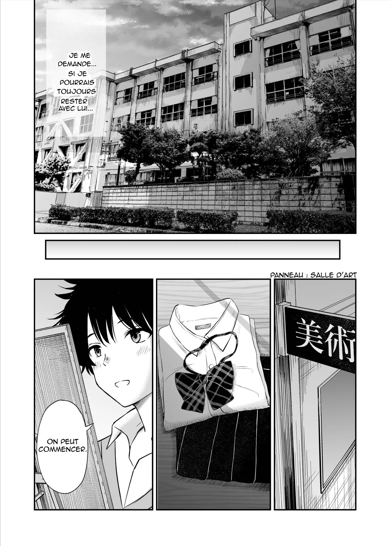 Bijutsubu no Kyonyuu Kouhai ga Nude Model ni Natta Kekka Amari ni Ero Sugite Ore no Geijutsu ga Bakuhatsushita Hanashi  Les secrets du club dart, la decouverte du croquis de nue numero d'image 48