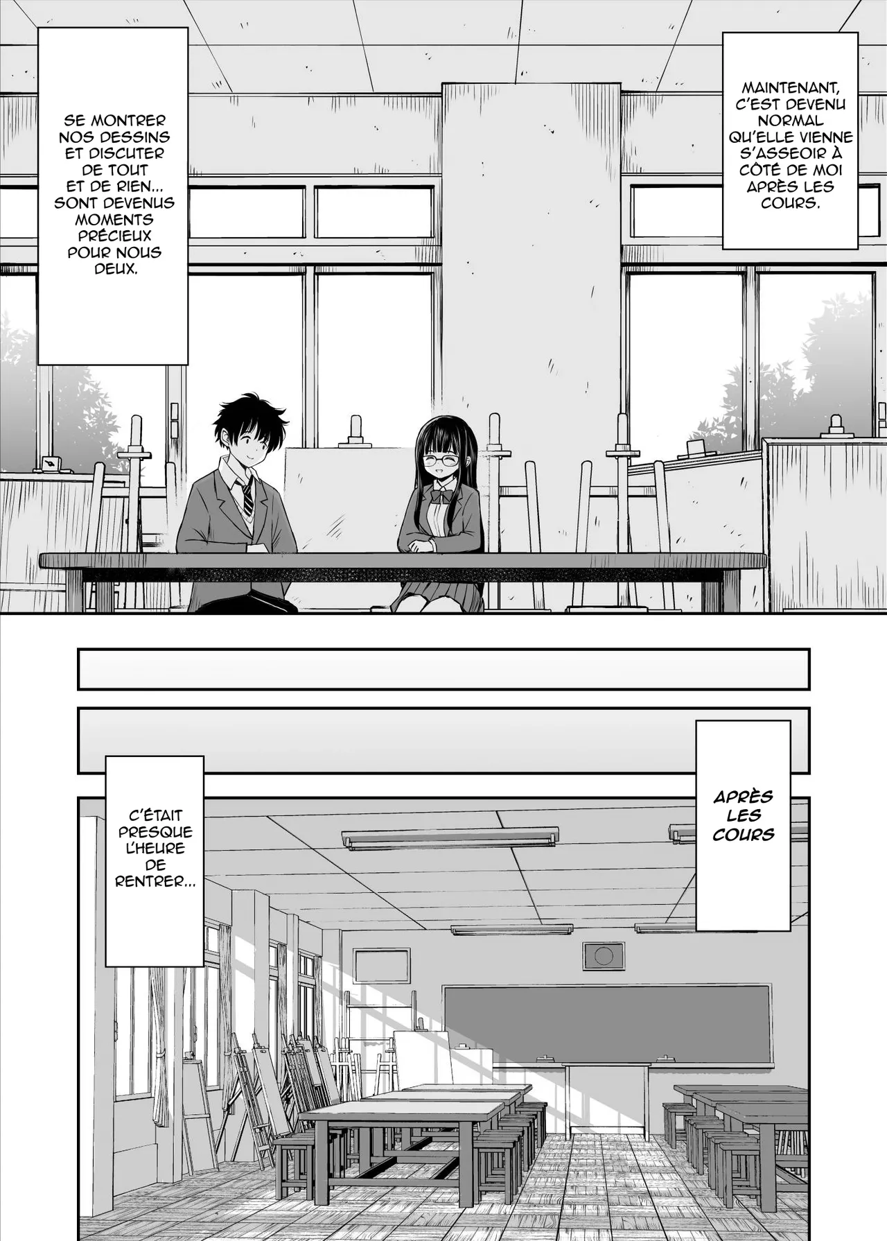 Bijutsubu no Kyonyuu Kouhai ga Nude Model ni Natta Kekka Amari ni Ero Sugite Ore no Geijutsu ga Bakuhatsushita Hanashi  Les secrets du club dart, la decouverte du croquis de nue numero d'image 7