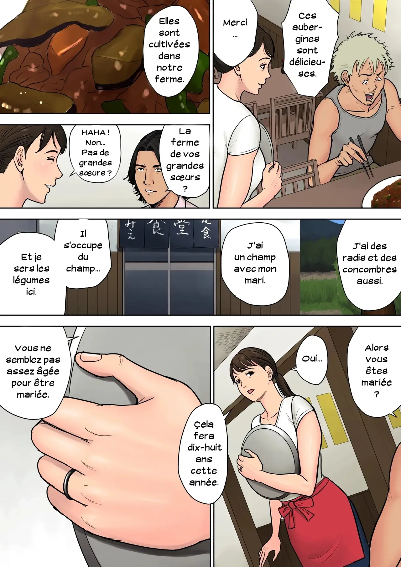 Tokai kara Kita Otoko ~Kowasareta Inaka Tsuma~  Deux citadins violent une paysanne numero d'image 3