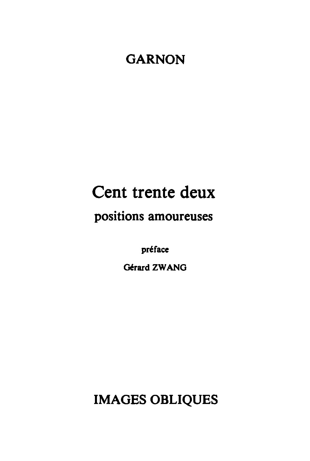 Cent trent deux positions amoureuses numero d'image 4