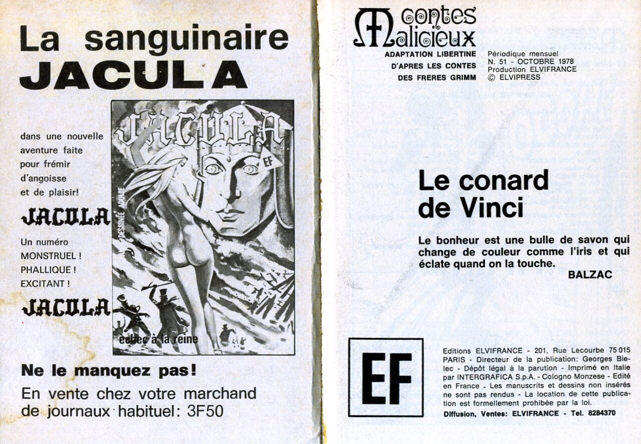 PFA - Contes Malicieux  51 Le conard de Vinci numero d'image 1