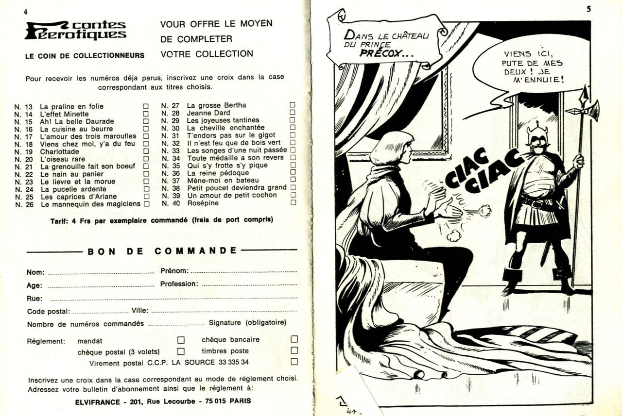 Elvifrance - Contes féérotiques 41 - Les précieuses ridicules numero d'image 2