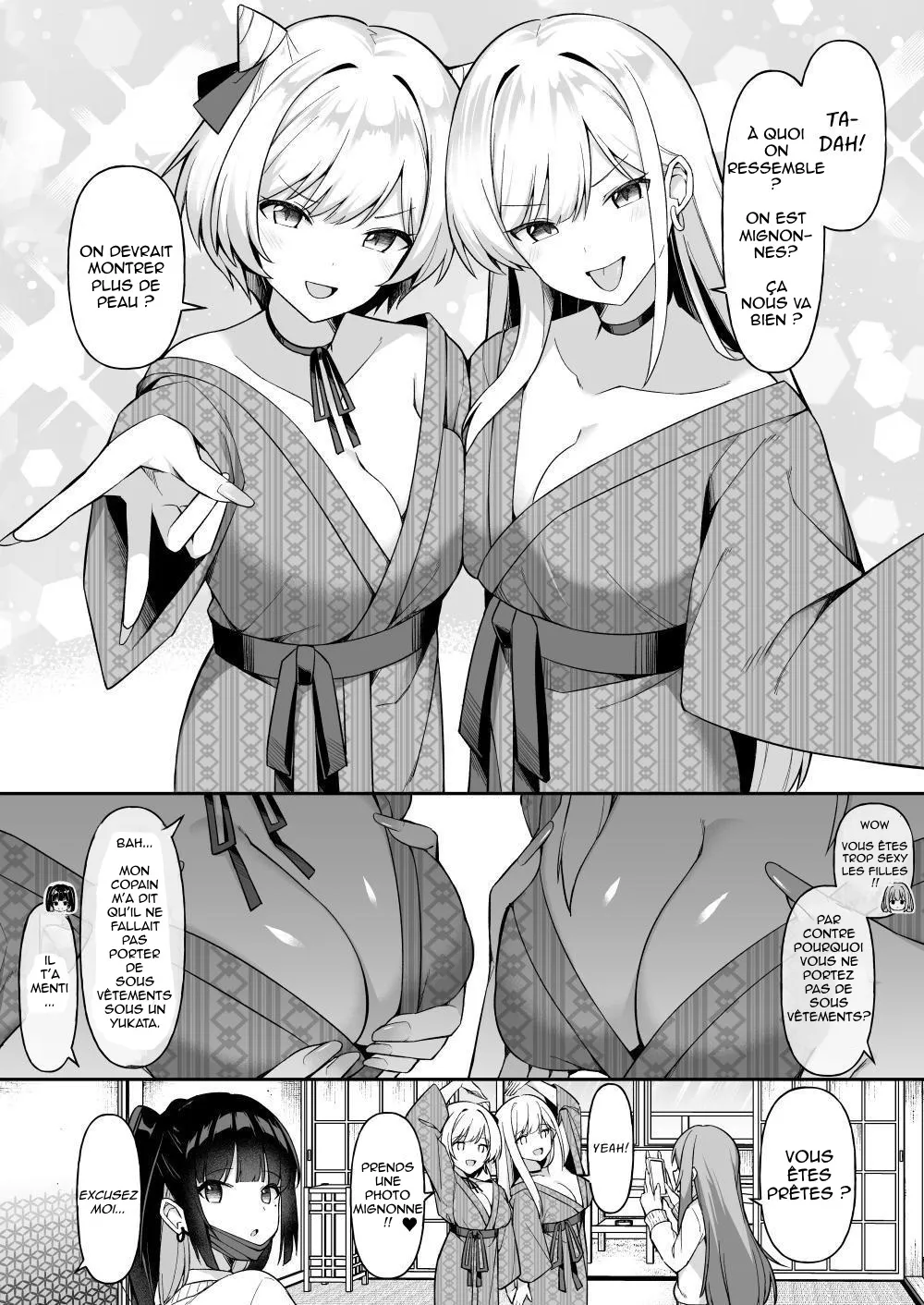 Shuugaku Ryokou de Onsen Ryokan ni Kita Gal, Nakai no Dekachinpo de Wakarase Zecchou  En voyage scolaire a lauberge, des amies rencontrent un puceau a gros bite numero d'image 5