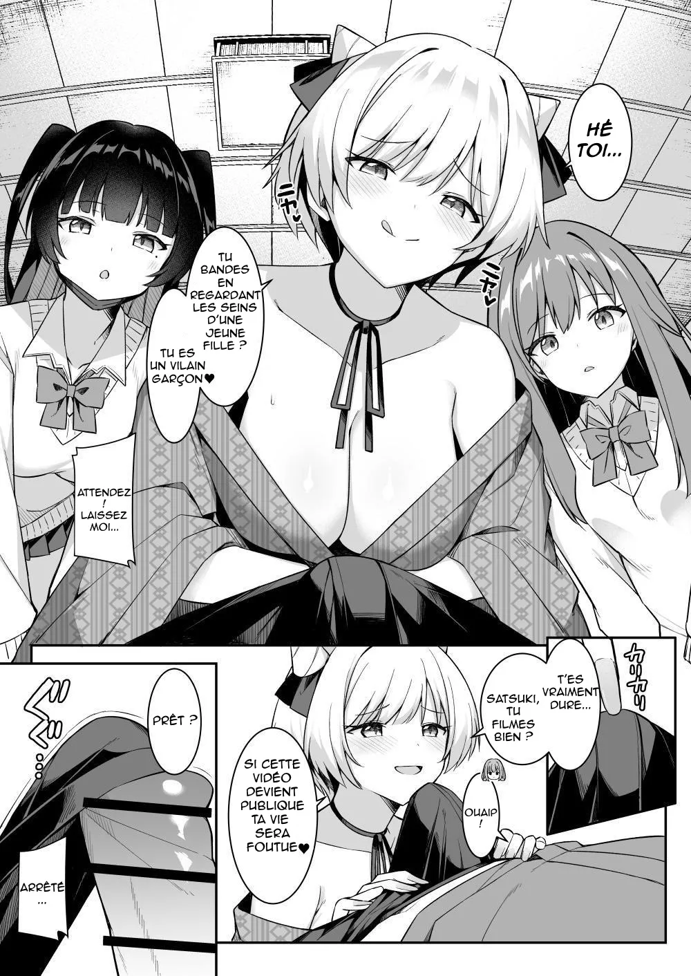 Shuugaku Ryokou de Onsen Ryokan ni Kita Gal, Nakai no Dekachinpo de Wakarase Zecchou  En voyage scolaire a lauberge, des amies rencontrent un puceau a gros bite numero d'image 8