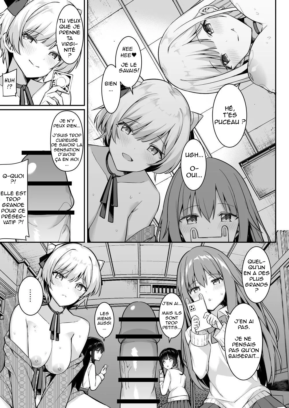 Shuugaku Ryokou de Onsen Ryokan ni Kita Gal, Nakai no Dekachinpo de Wakarase Zecchou  En voyage scolaire a lauberge, des amies rencontrent un puceau a gros bite numero d'image 18