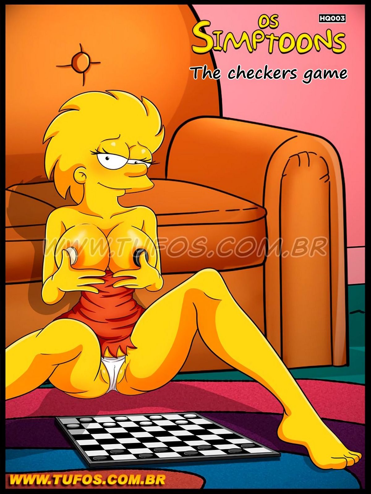 Os Simptoons 003 - Jogando Damas - The Checkers Game