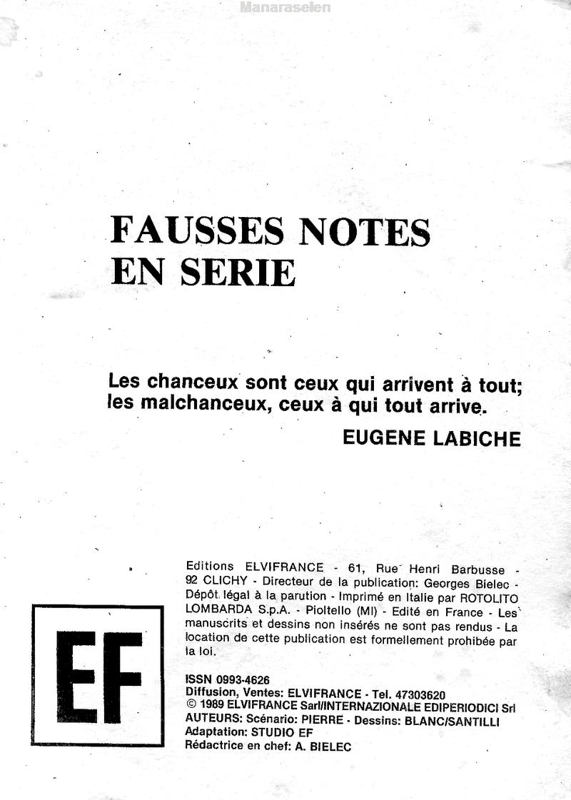 Elvifrance - Série orange - 008 - Fausses notes en série numero d'image 2