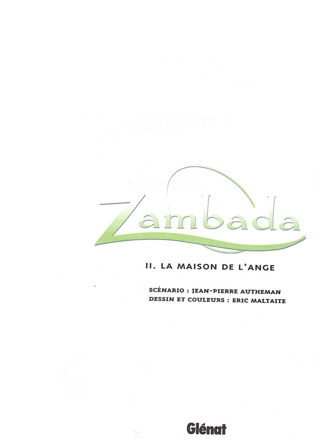 Zambada - 02- La Maison de Ange numero d'image 1