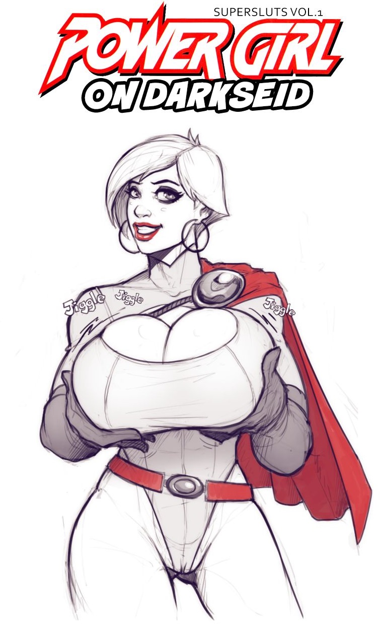 Power Girl on Darkseid