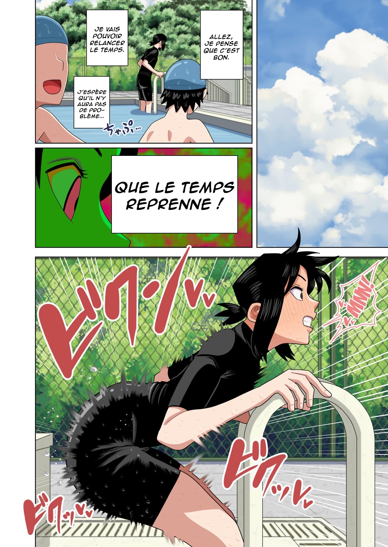 Jikan Teishi to Saimin to Toumei Ningen de Mizugi no Tannin no Sensei wo Pool no Jugyo Chu ni Okashi Makuru numero d'image 24