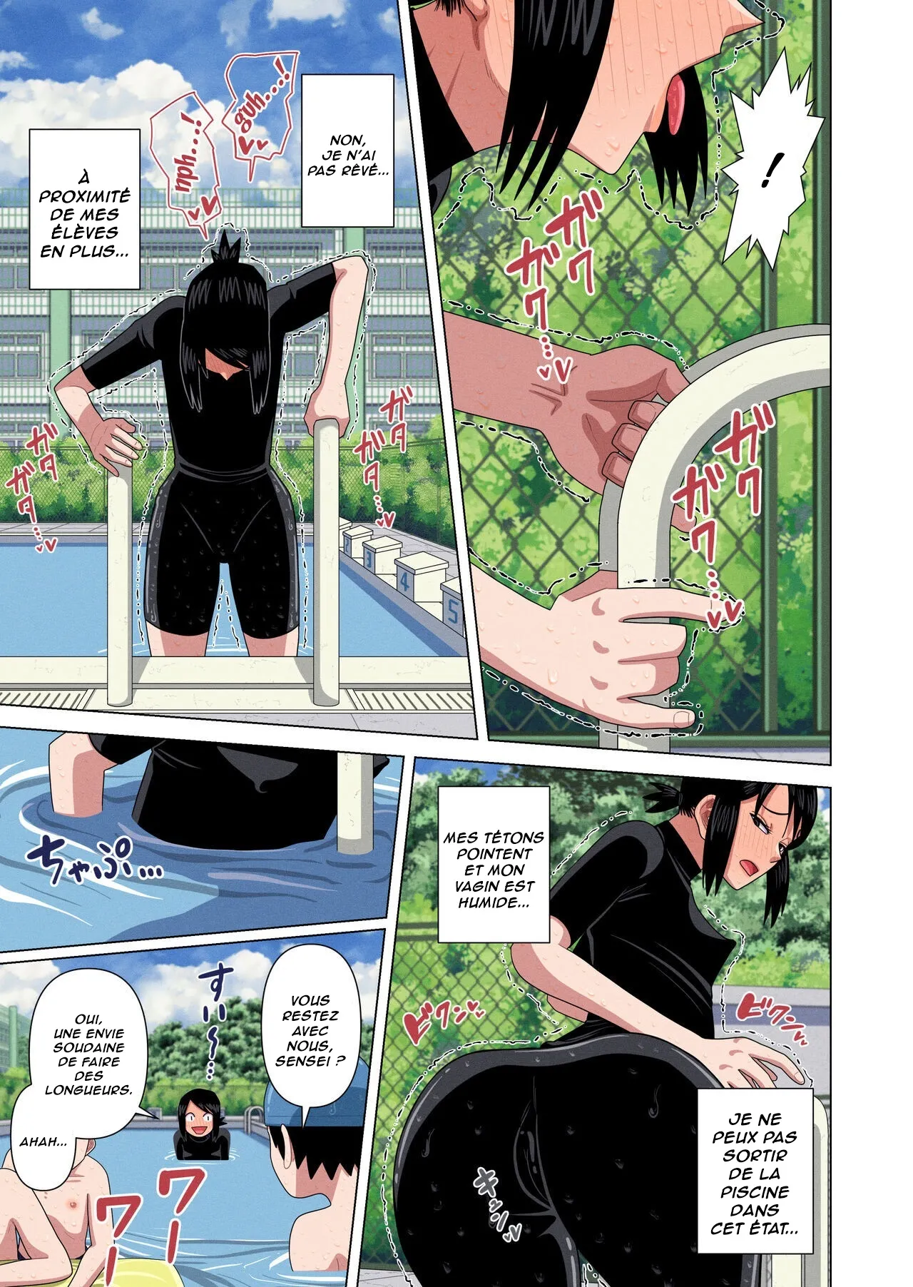 Jikan Teishi to Saimin to Toumei Ningen de Mizugi no Tannin no Sensei wo Pool no Jugyo Chu ni Okashi Makuru numero d'image 25