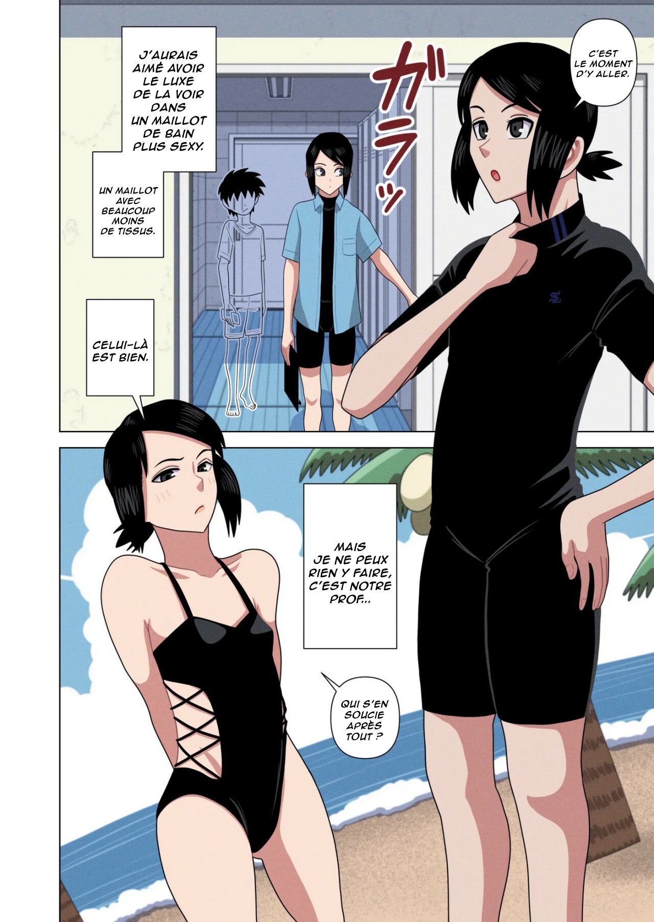 Jikan Teishi to Saimin to Toumei Ningen de Mizugi no Tannin no Sensei wo Pool no Jugyo Chu ni Okashi Makuru numero d'image 5