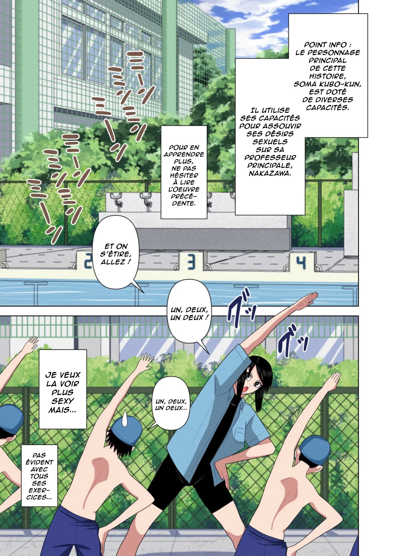 Jikan Teishi to Saimin to Toumei Ningen de Mizugi no Tannin no Sensei wo Pool no Jugyo Chu ni Okashi Makuru numero d'image 6