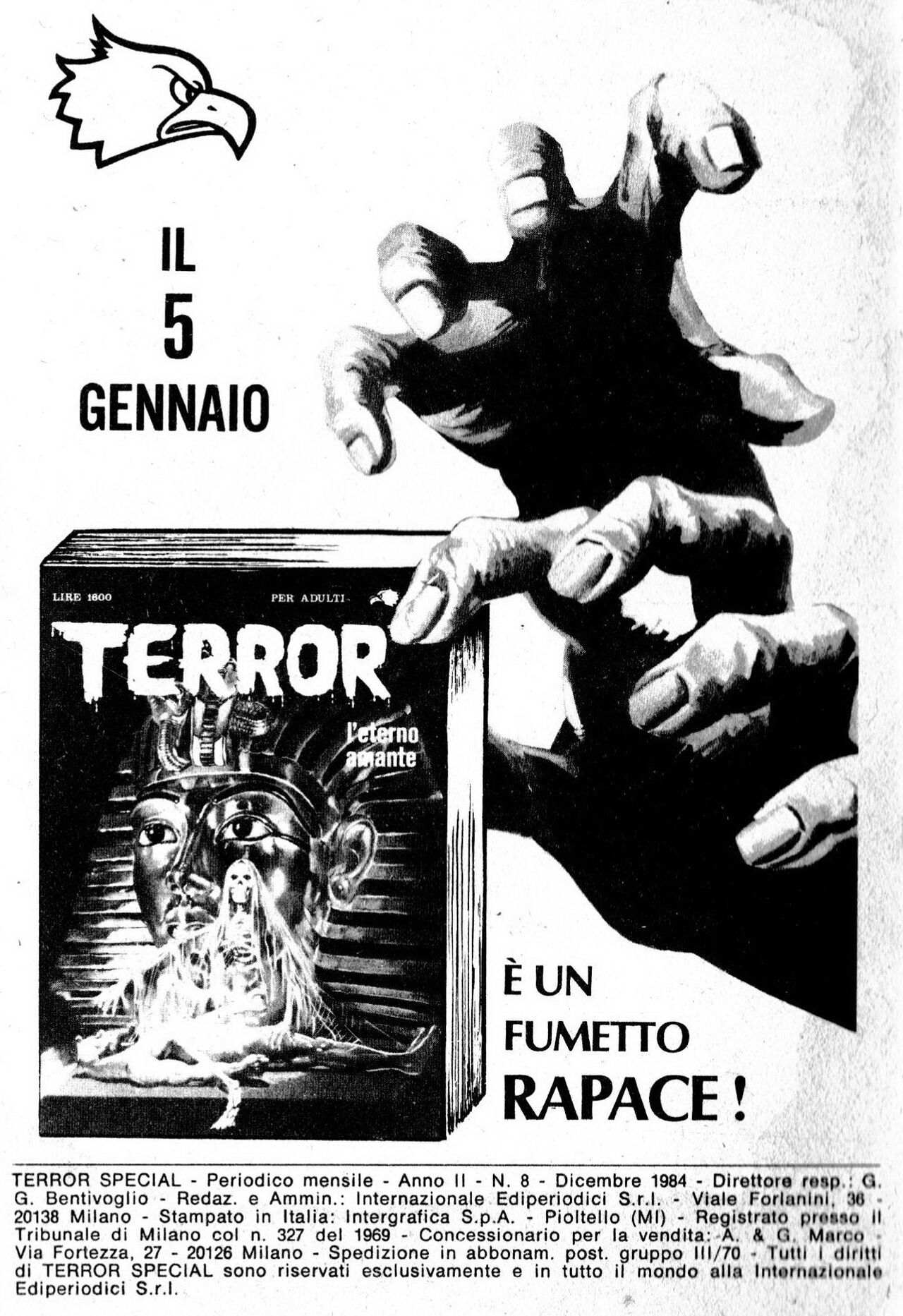 Terror Special 8  - Lhomme sans memoire numero d'image 1