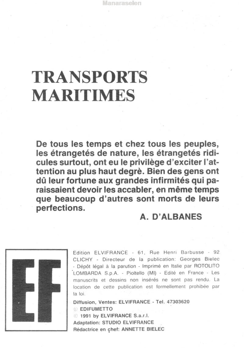 Elvifrance - Epouvante - 009 - Transports maritimes numero d'image 2