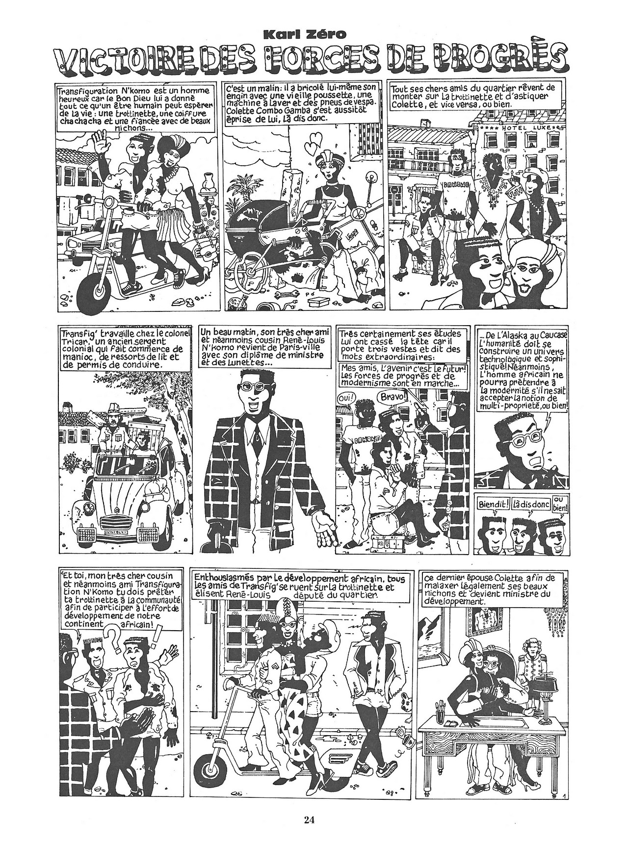 Rigolo ! 03 -  Scandale au Bol dOr, le scooter rose triomphe ! numero d'image 23