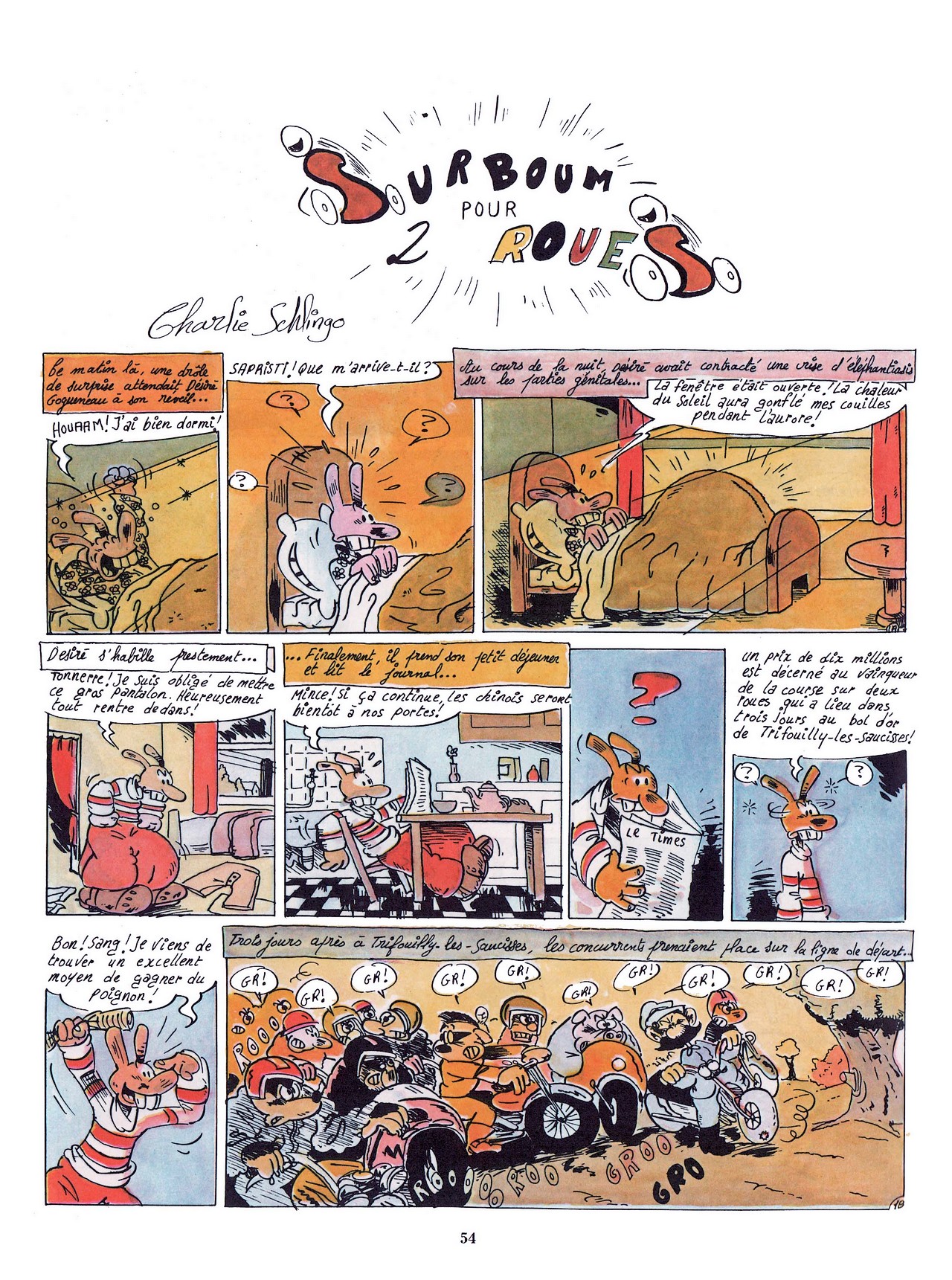 Rigolo ! 03 -  Scandale au Bol dOr, le scooter rose triomphe ! numero d'image 55