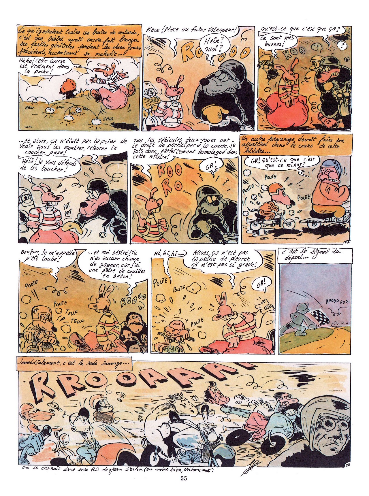 Rigolo ! 03 -  Scandale au Bol dOr, le scooter rose triomphe ! numero d'image 56